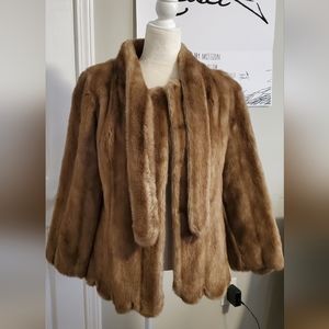 Tissavel of France Faux Fur Jacket
